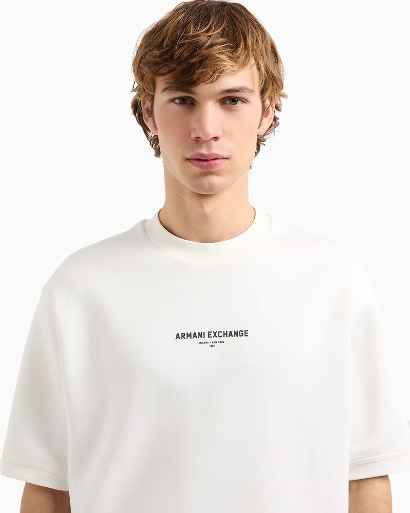 Milano/New York Short Sleeve Crewneck Sweatshirt