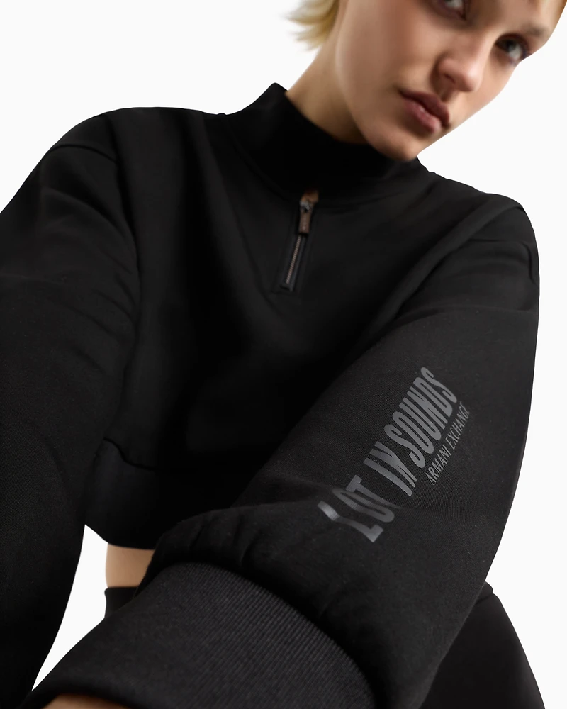 Lost Sound ASV cropped zip sweatshirt