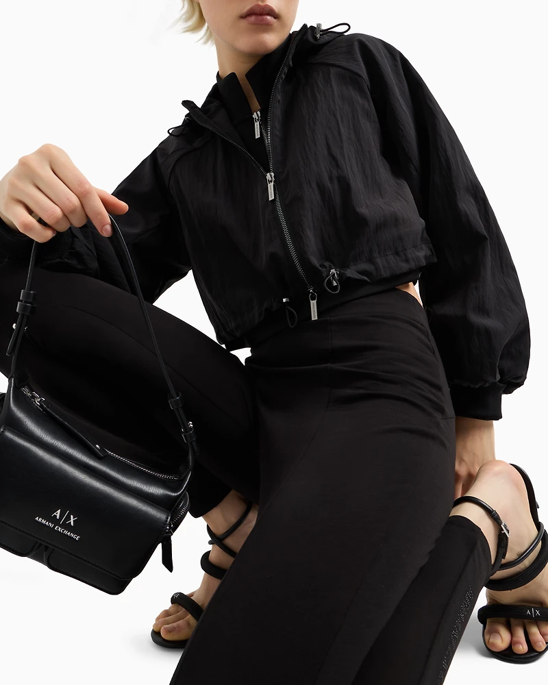 Lost Sound ASV cropped zip sweatshirt