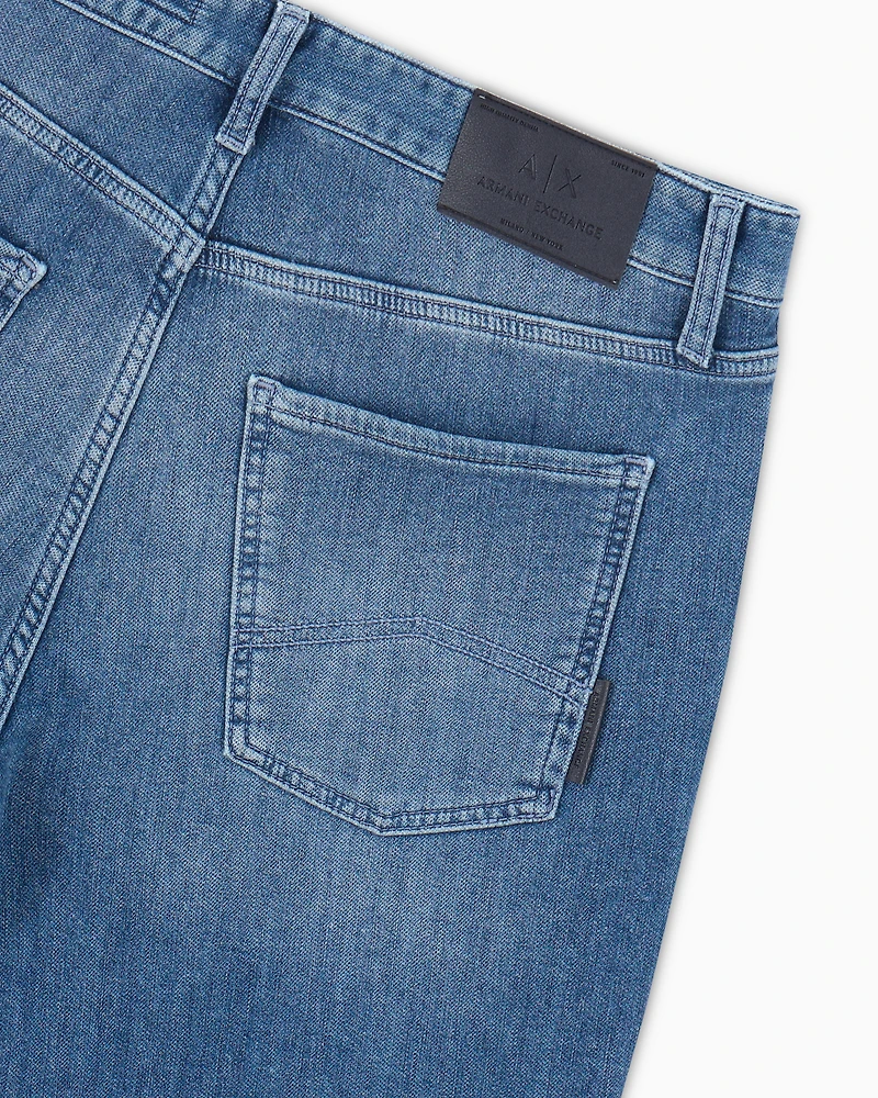 Armani Exchange - Regular fit jeans cotton denim, Man, Blue, Size: