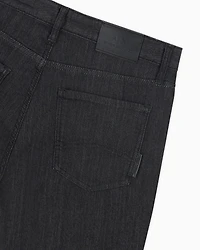 Armani Exchange - J14 skinny fit jeans stone washed cotton denim, Man, Black, Size: