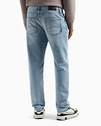 Armani Exchange - Lightweight cotton denim jeans, Man, Blue, Size: