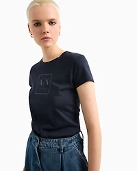 Slim fit T-shirt with logo