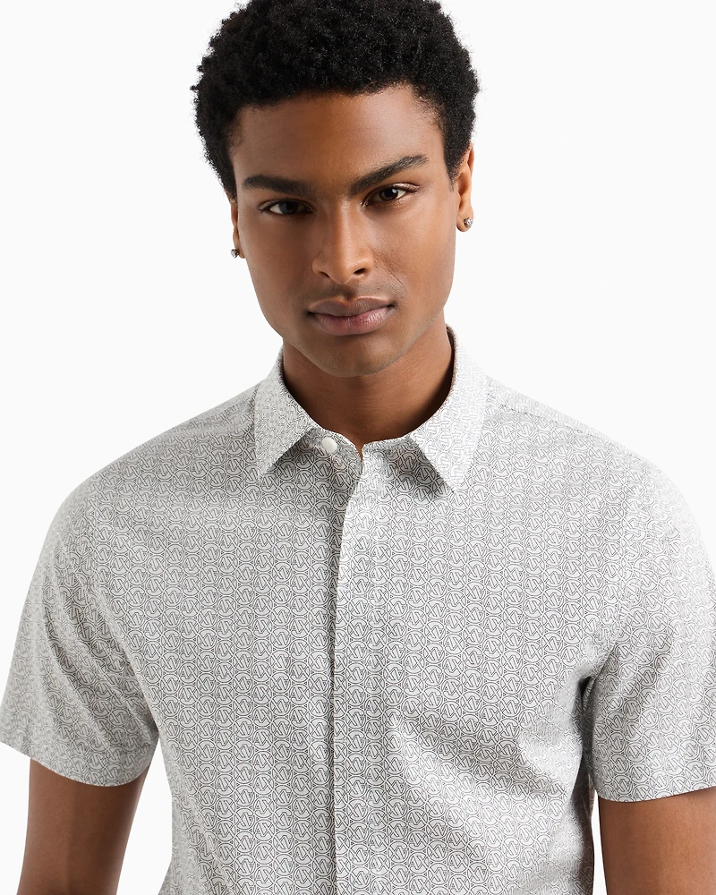 Slim fit short sleeve shirt