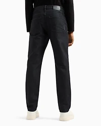 Armani Exchange - J14 skinny fit jeans stone washed cotton denim, Man, Black, Size: