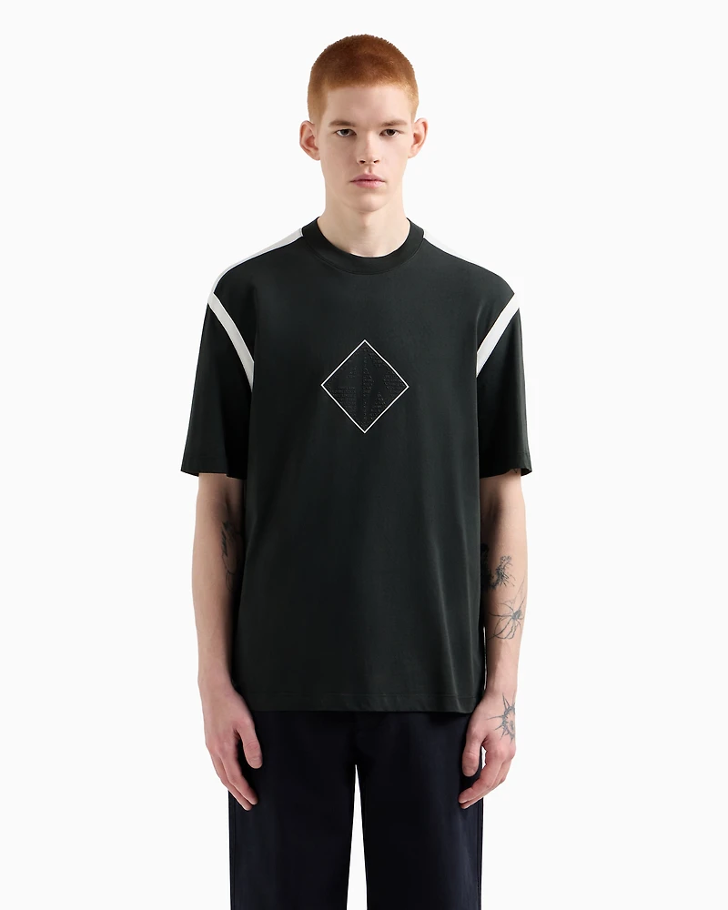 Regular fit T-shirt with logo print