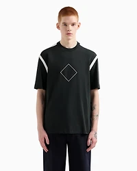 Regular fit T-shirt with logo print