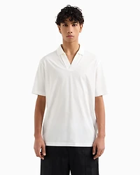 Regular fit polo shirt mercerised cotton