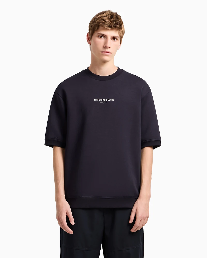 Milano/New York Short Sleeve Crewneck Sweatshirt