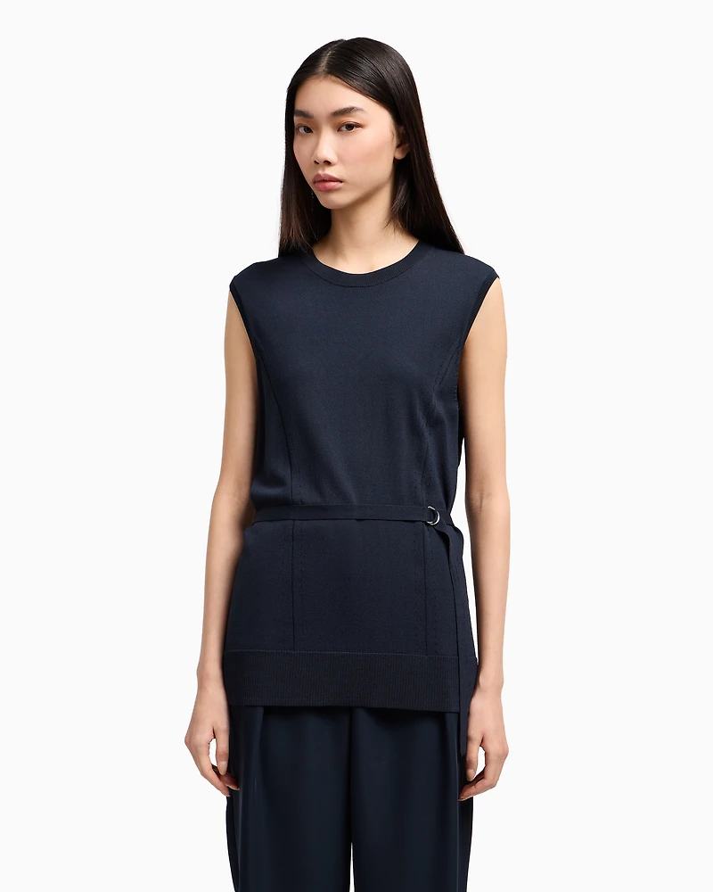 Top with belt