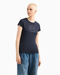 Slim fit T-shirt with logo