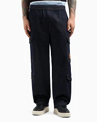 Denim Cargo Jeans