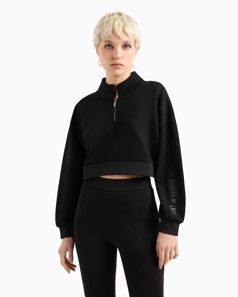 Lost Sound ASV cropped zip sweatshirt