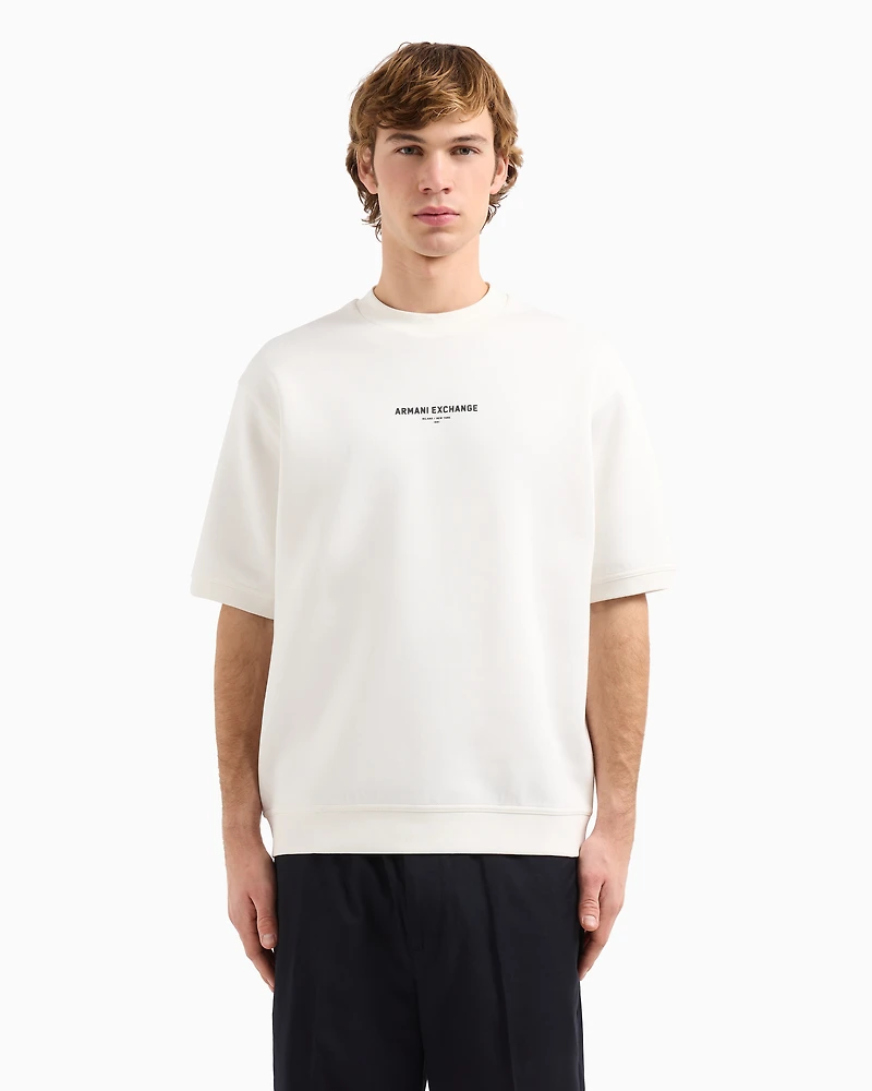 Milano/New York Short Sleeve Crewneck Sweatshirt