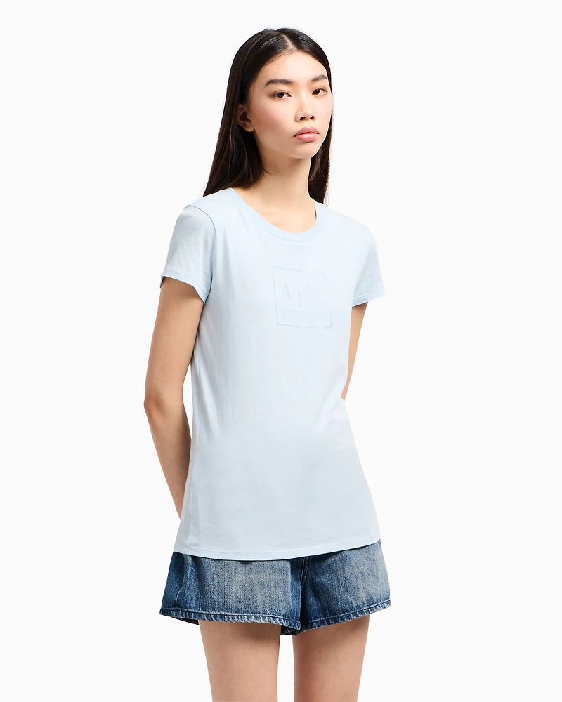 Slim fit T-shirt with logo