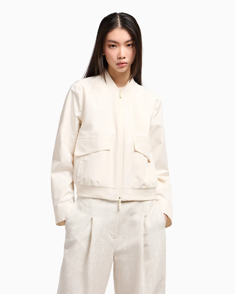 Blouson with zip and pockets