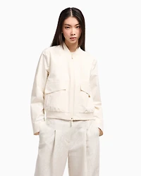 Blouson with zip and pockets