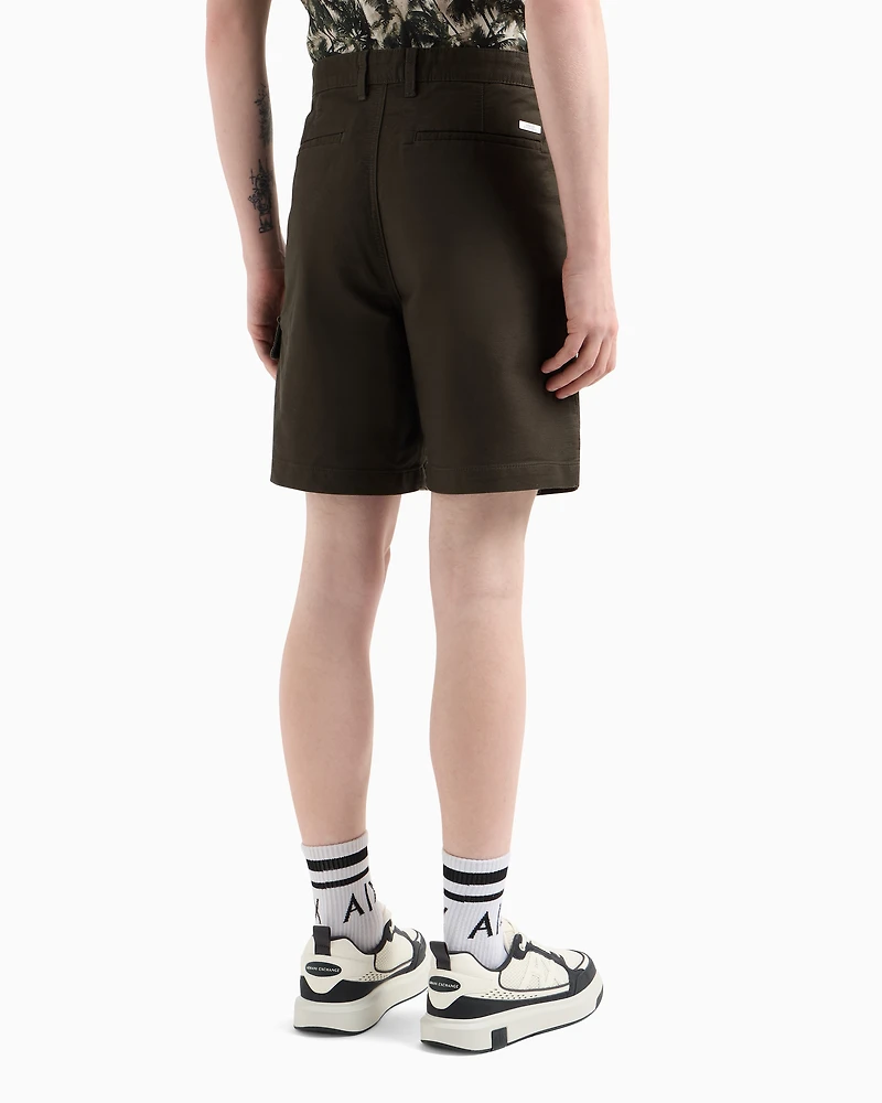 Stretch cotton thistle bermuda shorts