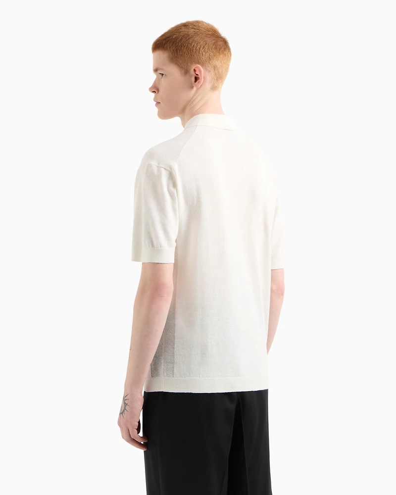Armani Exchange - Knitted Tops, Man, White, Size: L