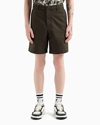 Stretch cotton thistle bermuda shorts