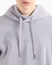 Short-sleeved sweatshirt with logo