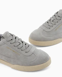 Emporio Armani - Leather and suede sneakers , Woman, Size: