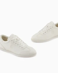 Armani Exchange - Low-top sneakers with logo, Woman, White, Size: