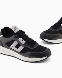Armani Exchange - Sneakers with contrasting details, Man, Grey, Size: