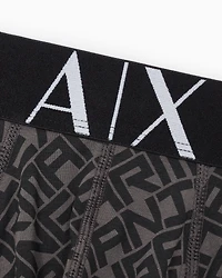Briefs stretch fabric with allover logo