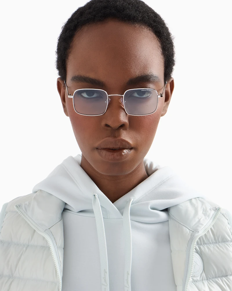 Armani Exchange - Women’s aviator sunglasses, Woman, Silver, Size: 46L