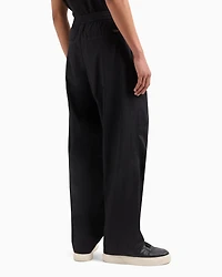 Oversized cotton trousers