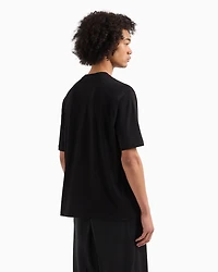 Regular fit cotton T-shirt with logo