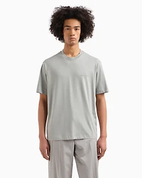 Regular fit cotton T-shirt with logo