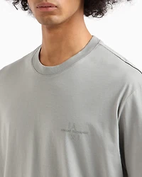 Regular fit cotton T-shirt with logo