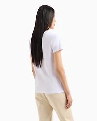 Armani Exchange - Regular fit jersey t-shirt, Woman, White, Size: