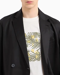 Regular fit ASV palm tree print t-shirt