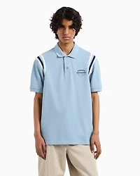 Regular fit polo with contrasting stripes