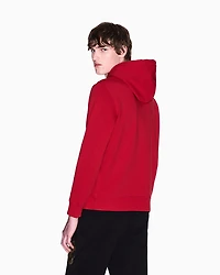 Hoodie with maxi print