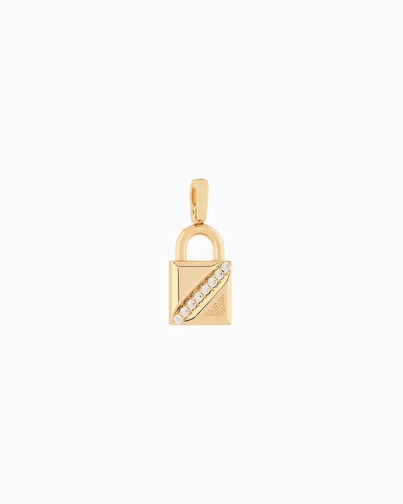 Emporio Armani - Emporio Armani Gold-Tone Charm, Woman, Multicoloured, Size: TU