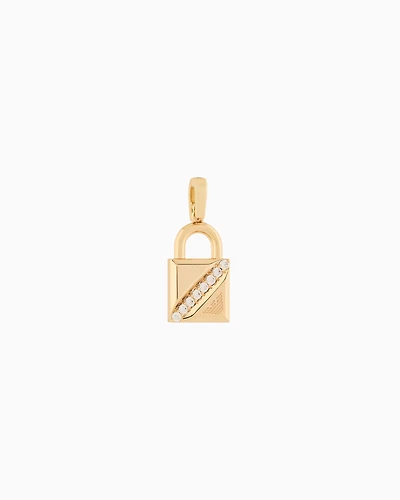 Emporio Armani - Emporio Armani Gold-Tone Charm, Woman, Multicoloured, Size: TU