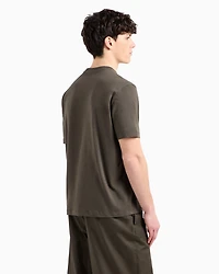 Regular fit T-shirt with print on the chest