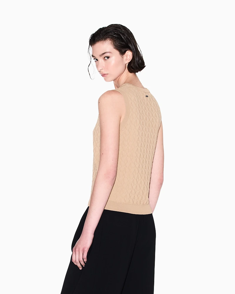 Top with allover logo