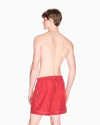 Armani Exchange - Boxer costume with contrasting profiles, Man, Red, Size: