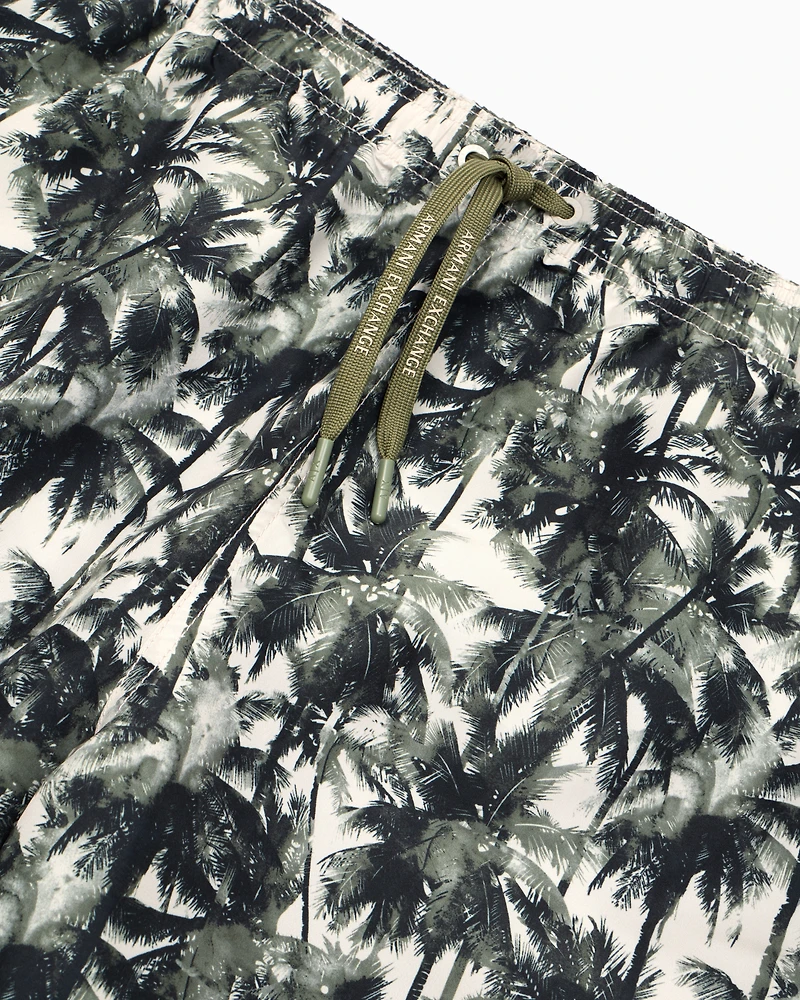Armani Exchange - Patterned boxer costume, Man, Green, Size: