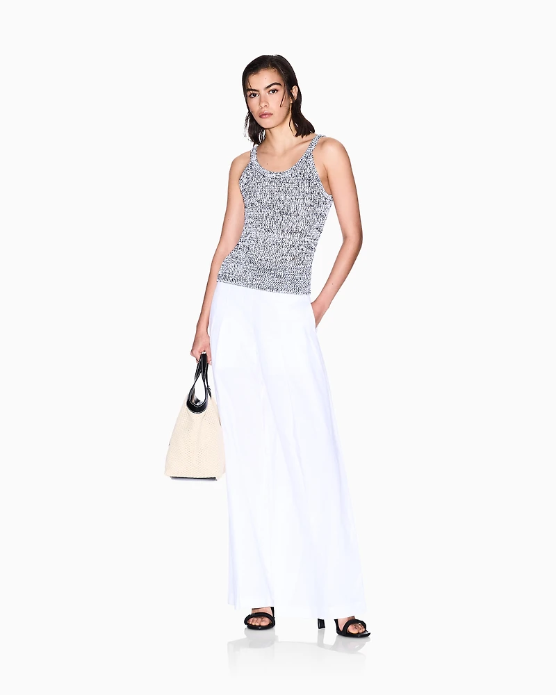 Boucle effect knitted top