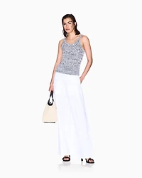 Boucle effect knitted top