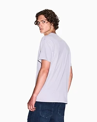 Regular fit T-shirt with logo print on the chest