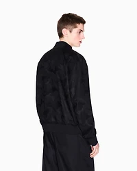 Lyocell bomber jacket with zip