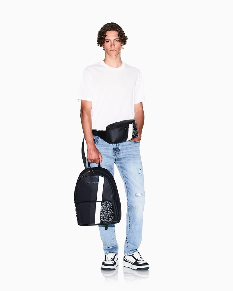 Regular fit mercerised cotton T-shirt