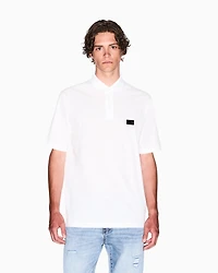 Regular fit mercerised cotton polo